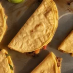 Delicious Baked Chicken Tacos filled with shredded chicken and cheese in crispy tortillas.
