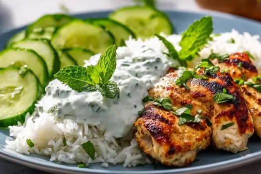 Dump-and-Bake Chicken Tzatziki
