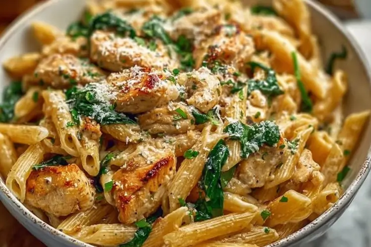 Garlic Parmesan Chicken Pasta