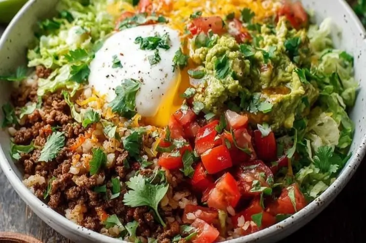 Low Carb Burrito Bowl recipe