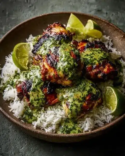 Peruvian Chicken Made at Home With a Fresh, Zesty Green Sauce