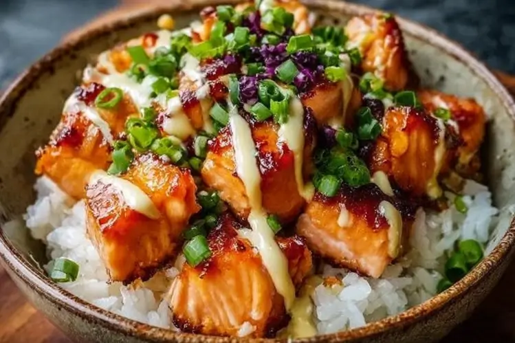 Salmon and Rice Bowl Recipe