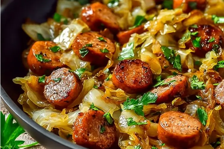 Sausage and Cabbage Stir Fry