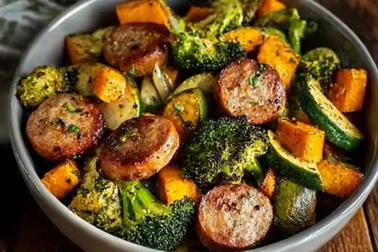 Sausage and Veggies recipe
