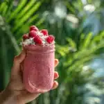 Colorful super smoothies in various flavors for healthy living.