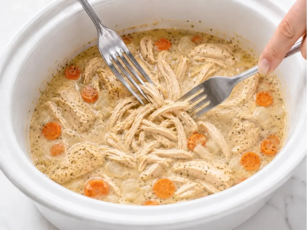 Step tree Instructions: How to Make Dump-and-Go Crockpot Chicken Pot Pie