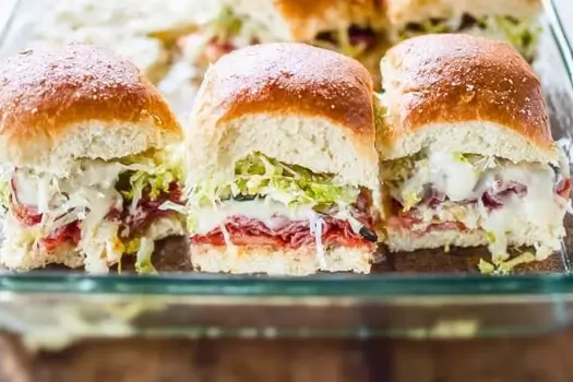 Italian Grinder Sliders with fresh ingredients and flavor-packed fillings
