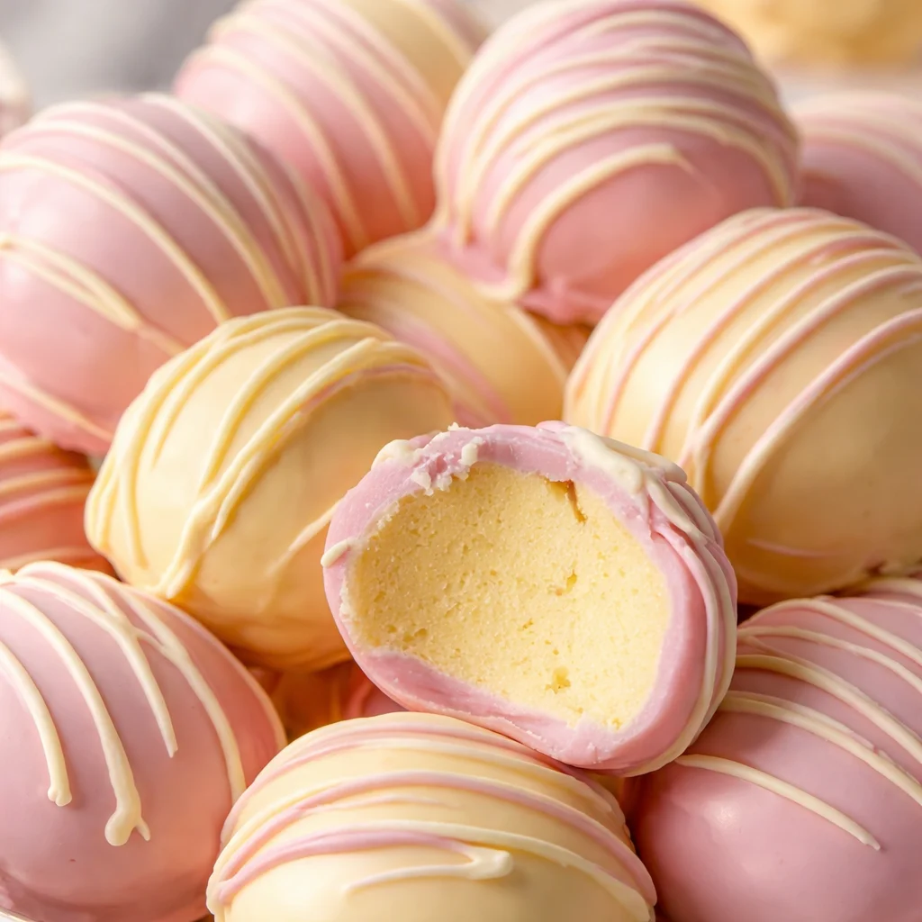 Delicious Banana Pudding Easter Truffles with creamy filling and vanilla wafers.