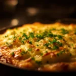 Delicious homemade shepherd's pie fresh out of the oven