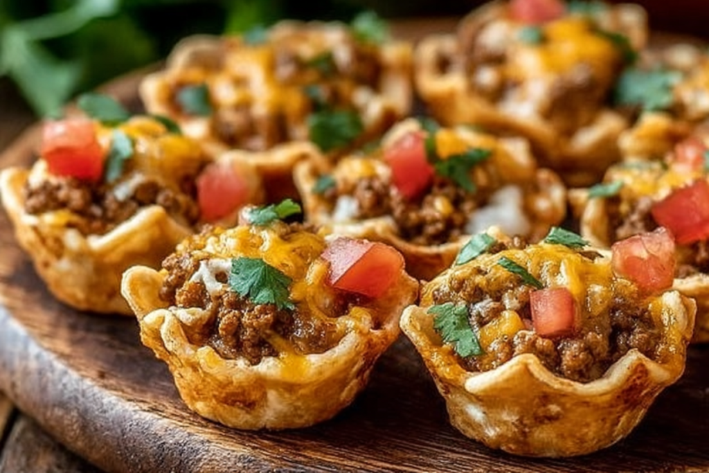 Easy to make taco cups