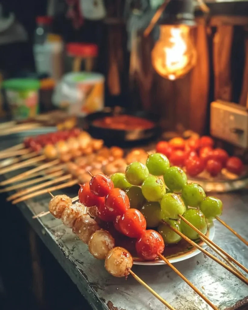 Jar of homemade candied hawthorn berries ready for serving