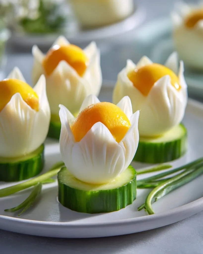 Colorful Caprese Tulip Garden Bites with basil, tomatoes, and mozzarella cheese.