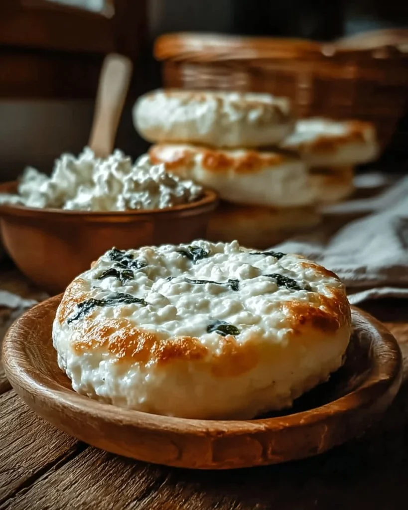 Delicious Cottage Cheese Flagels served with toppings