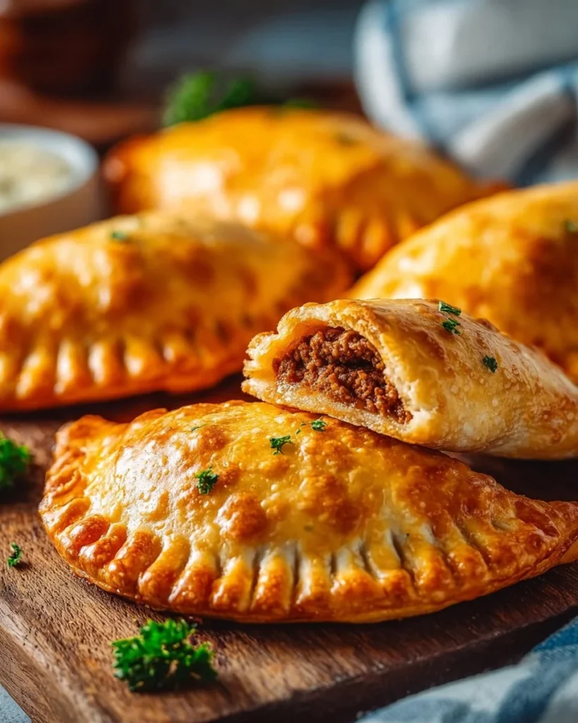 Delicious homemade empanadas filled with savory ingredients