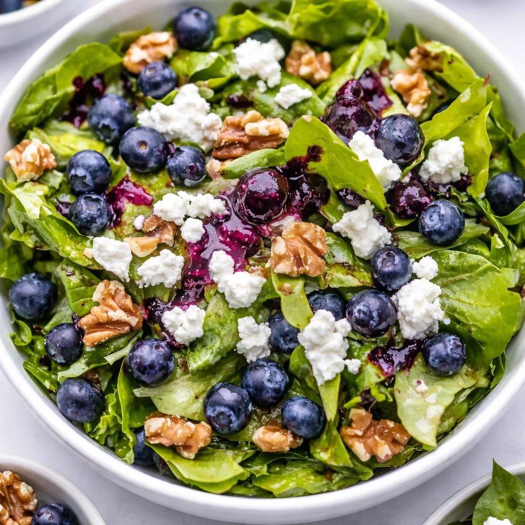 Colorful Tasty Easter Spring Salad with Goat Cheese and seasonal vegetables