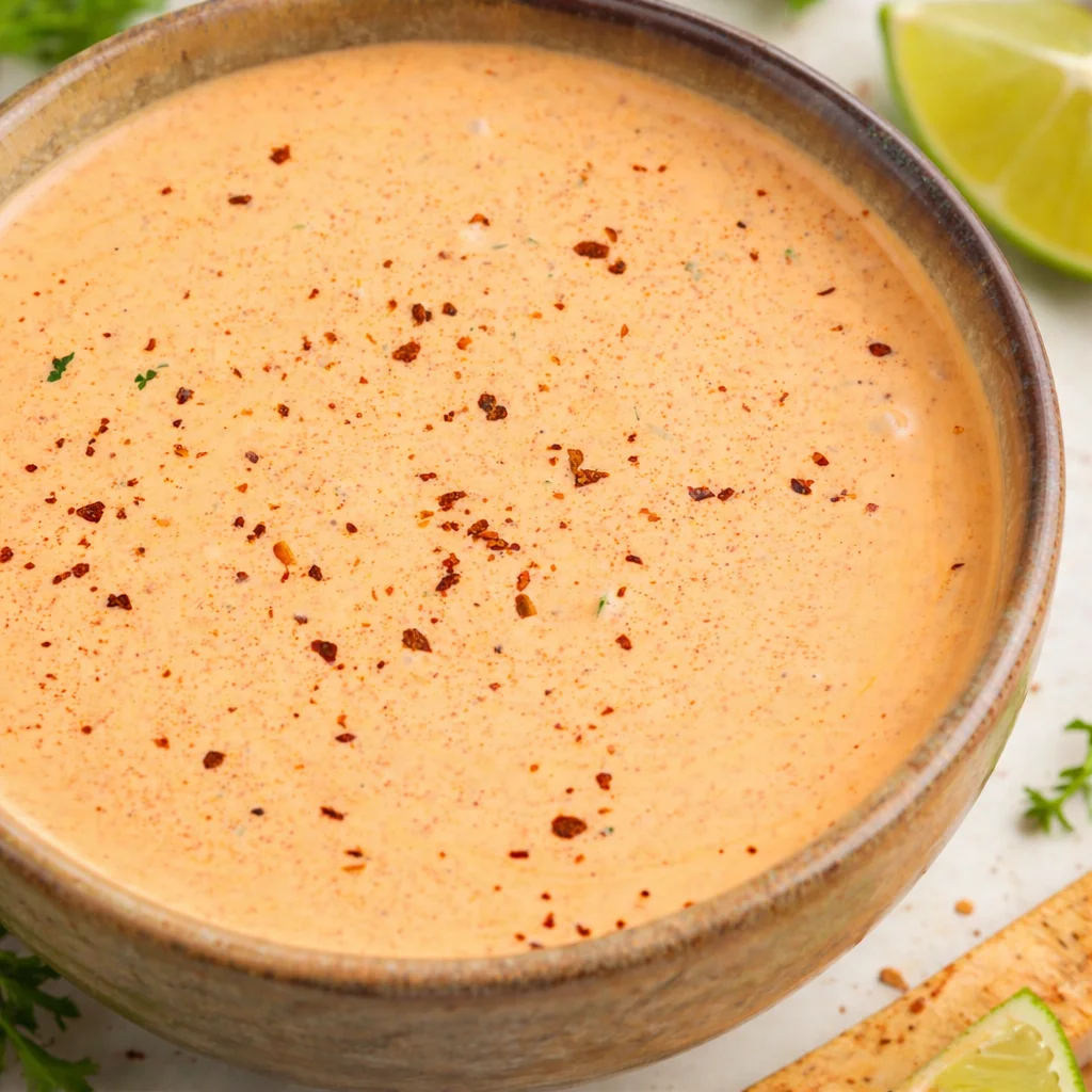 Creamy Southwest Salad Dressing with smoky flavors and lime juice.