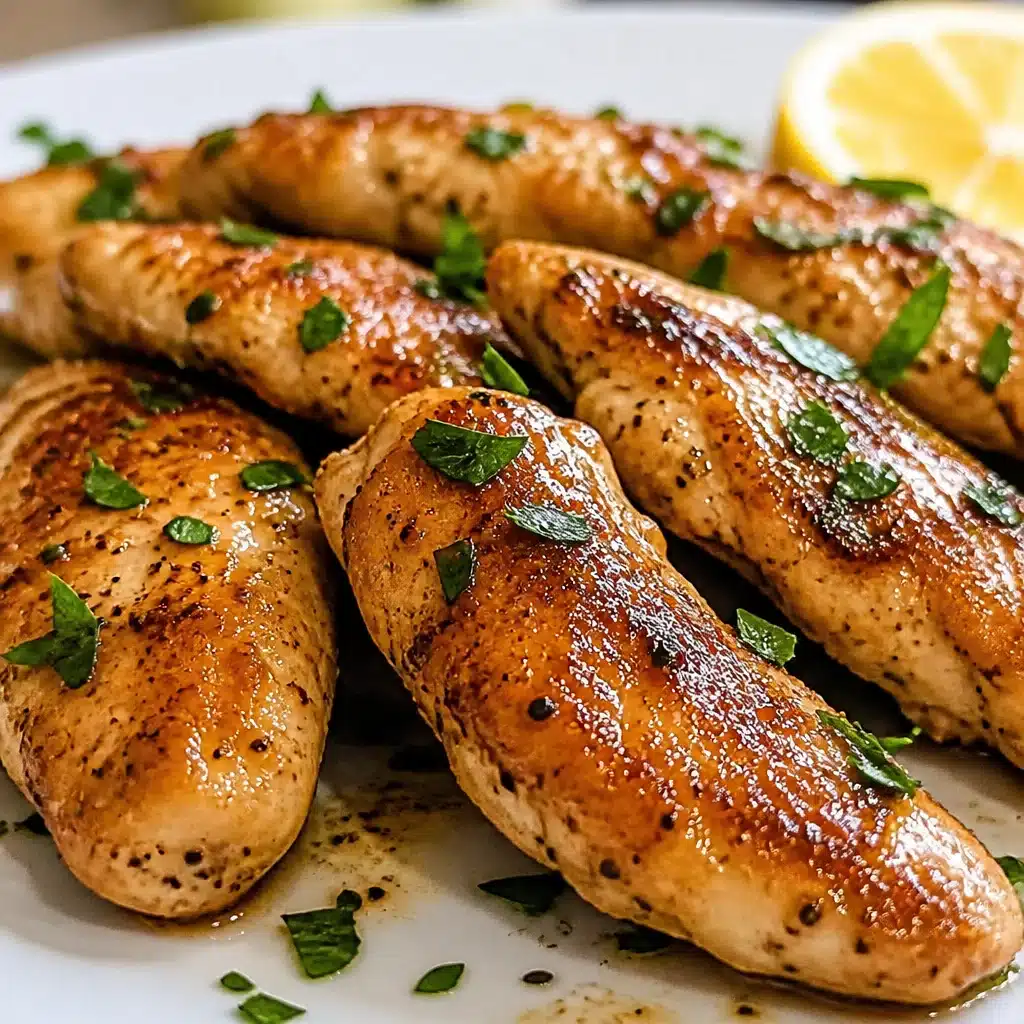 Quick Mediterranean Chicken Tenders cooked with Greek seasonings and fresh ingredients.
