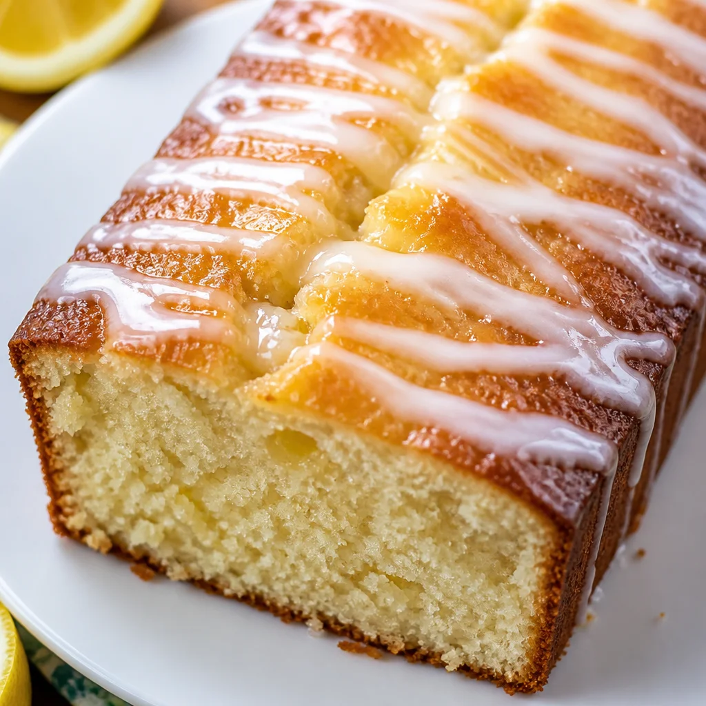 Delicious Pineapple Bread topped with a sweet glaze and made with crushed pineapple.