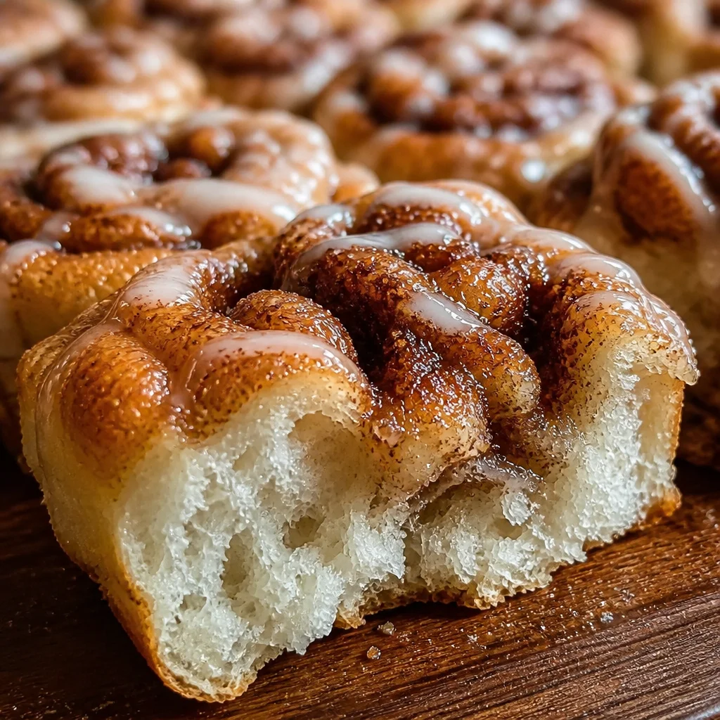 Cinnamon Roll Sourdough Focaccia with sweet glaze and cinnamon sugar filling.