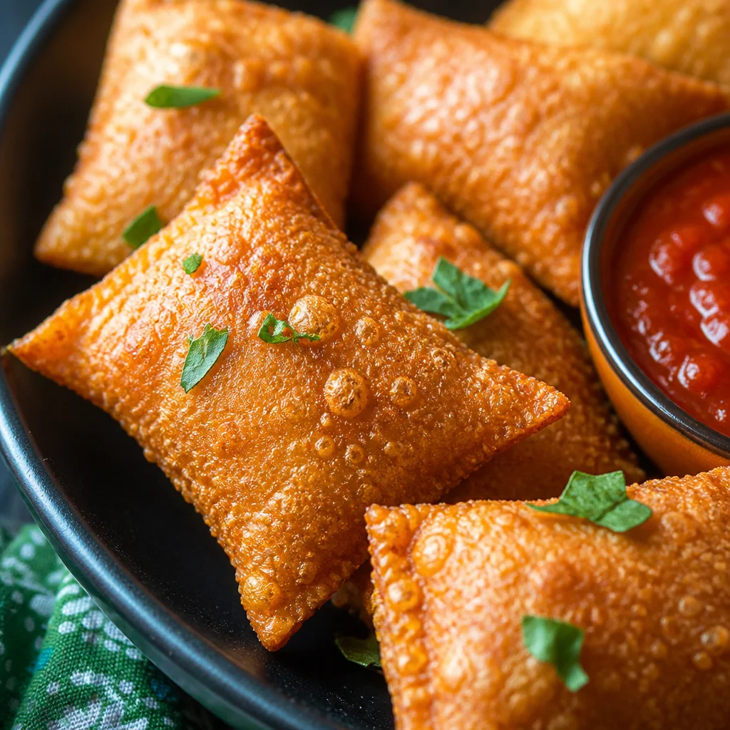 Delicious homemade pizza rolls filled with pepperoni and melted cheese