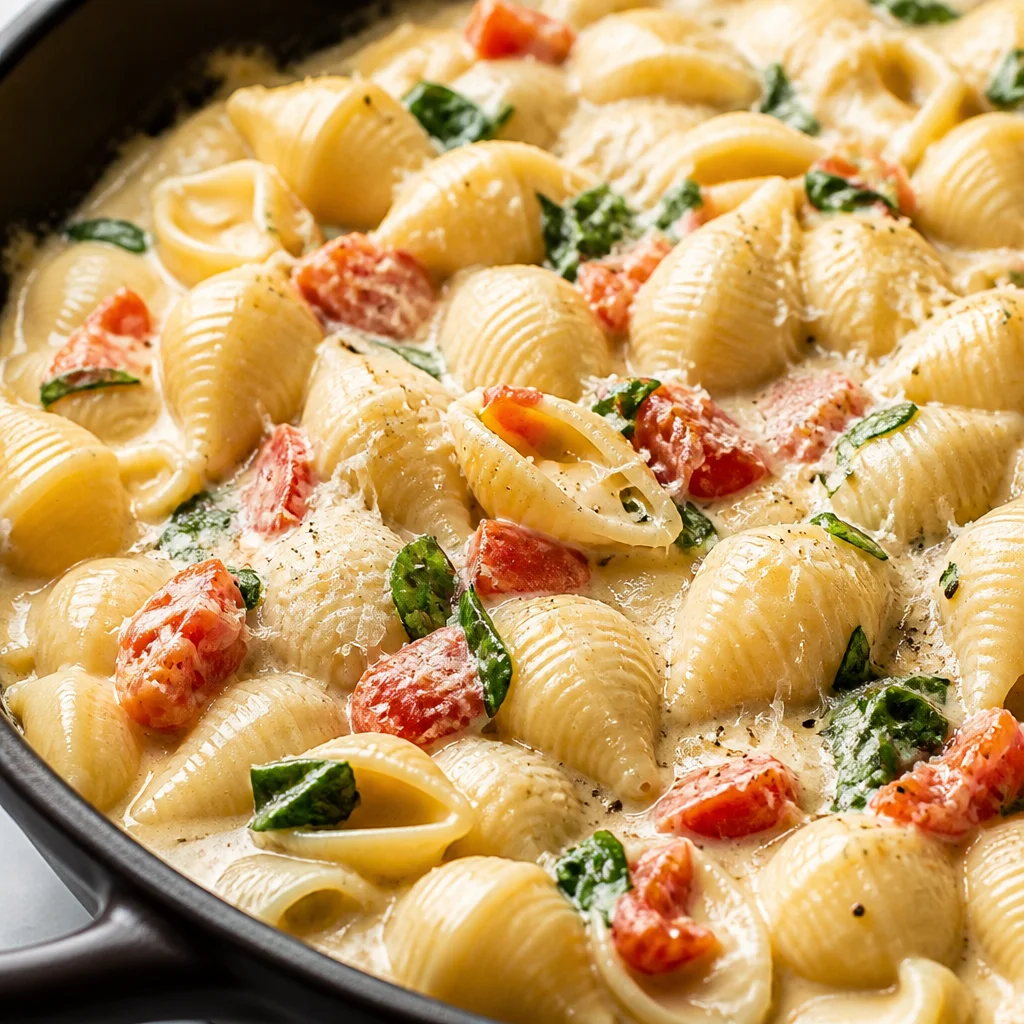 Delicious Tomato Basil Pasta with fresh tomatoes and basil served in a bowl