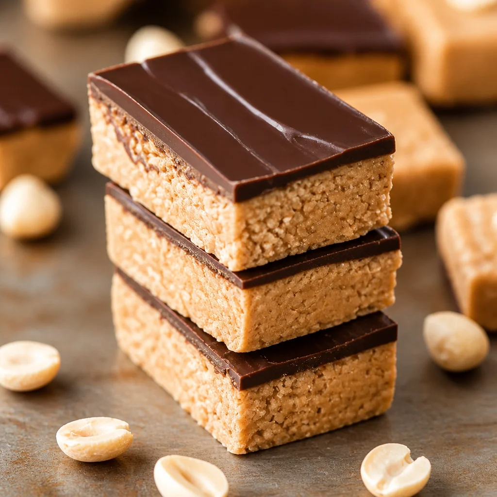 Homemade no-bake protein bars made with chocolate, fruits, and nuts in a bowl.
