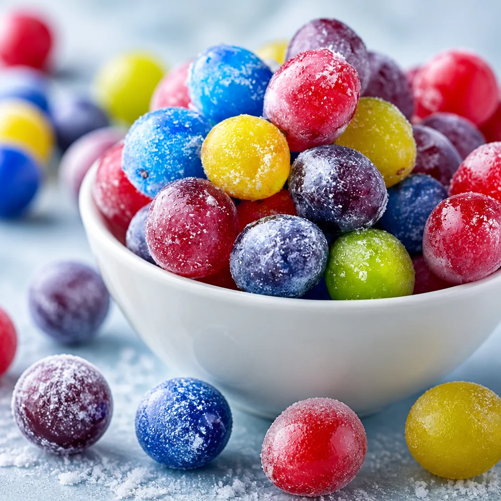 Colorful and refreshing Kool-Aid Grapes frozen snack, perfect for hot summer days.