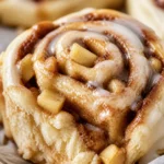 Soft and fluffy homemade cinnamon rolls with cream cheese frosting.