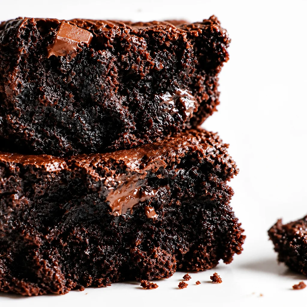 Delicious and fudgy zucchini brownies with rich chocolate frosting.