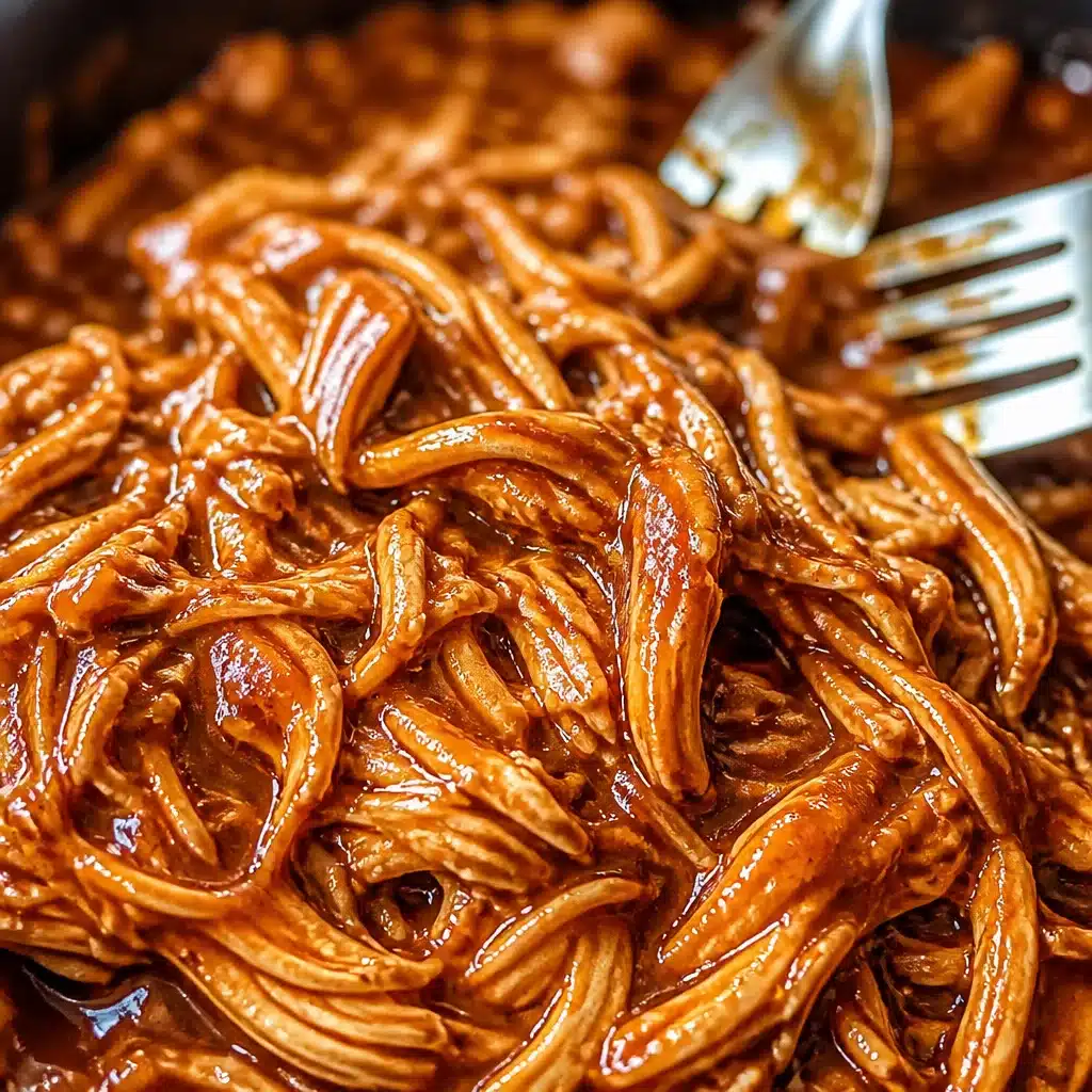 Delicious crockpot BBQ chicken cooked to perfection for easy meal prep.