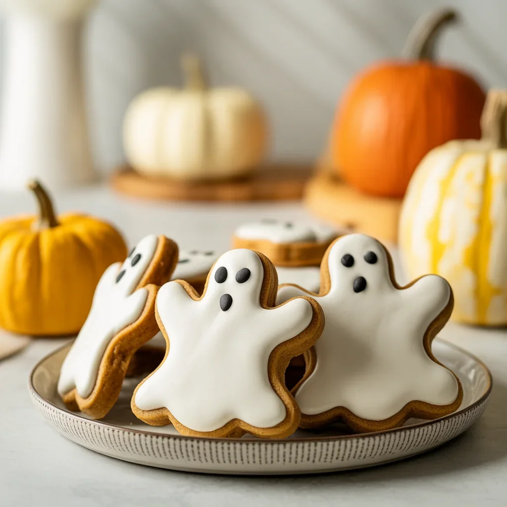 Charming Spooky Ghost Brown Butter Pumpkin Cookies to Delight!