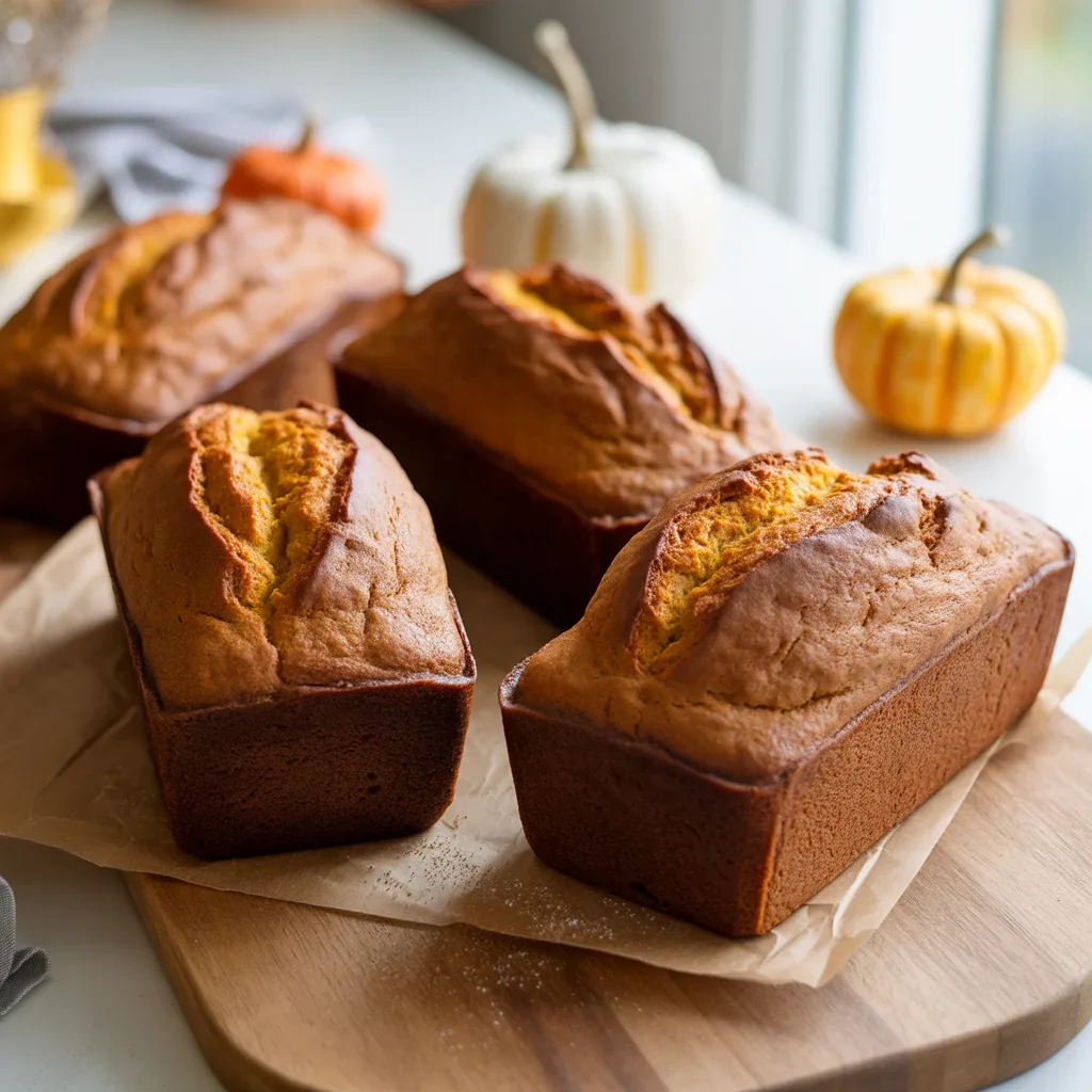 Cinnamon Swirl Pumpkin Bread Minis Recipe
