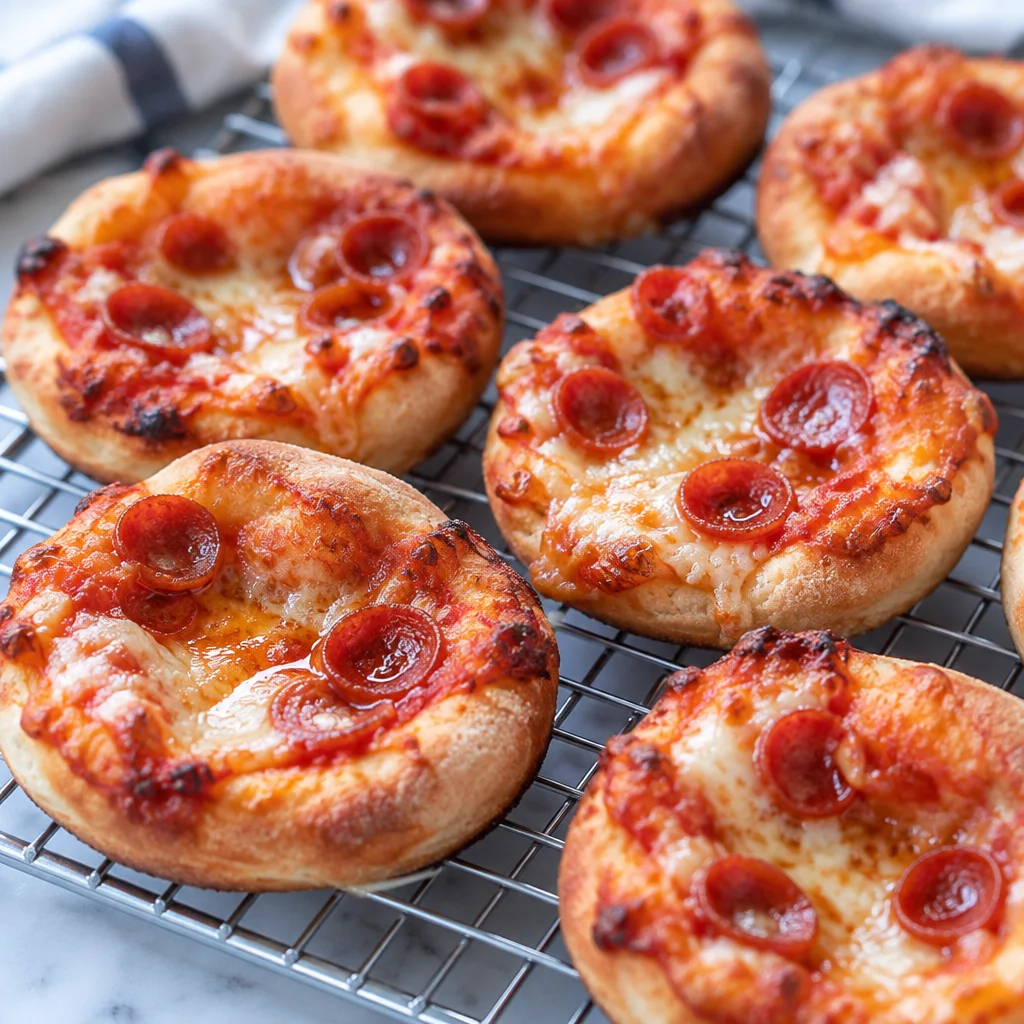 Delicious pizza cupcakes featuring cheesy goodness in a portable cupcake form.