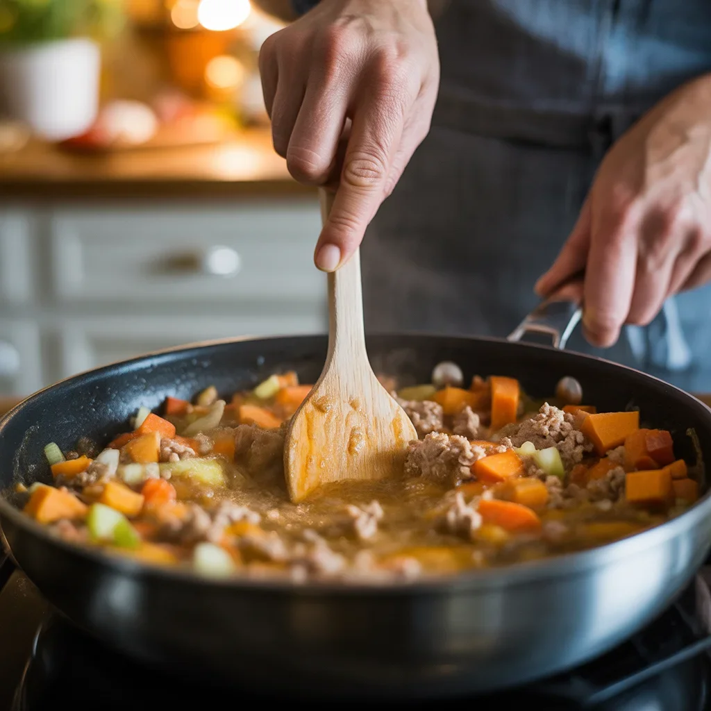 ground turkey sweet potato bowl Healthy Recipe