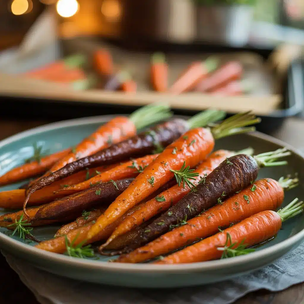 Maple And Brown Sugar Glazed Carrots