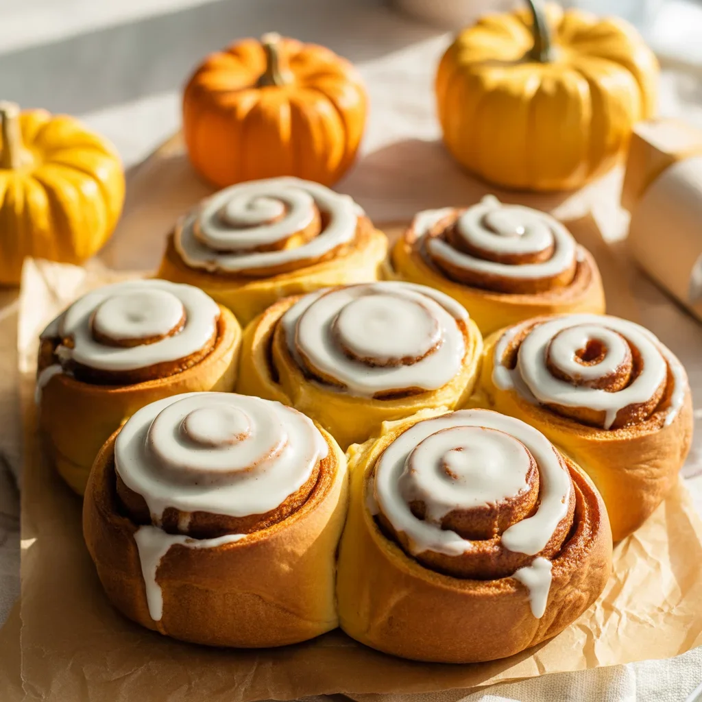 Pumpkin Cinnamon Rolls