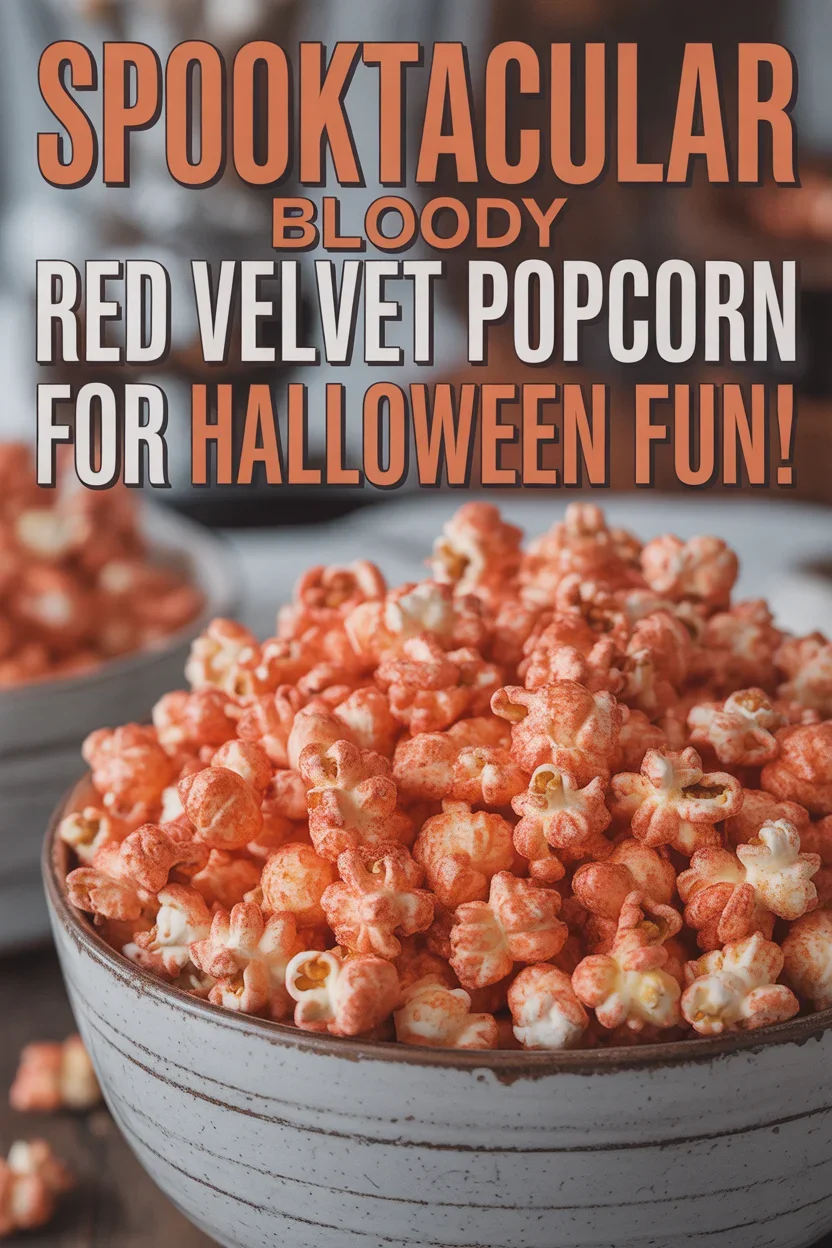 Bloody Red Velvet Popcorn