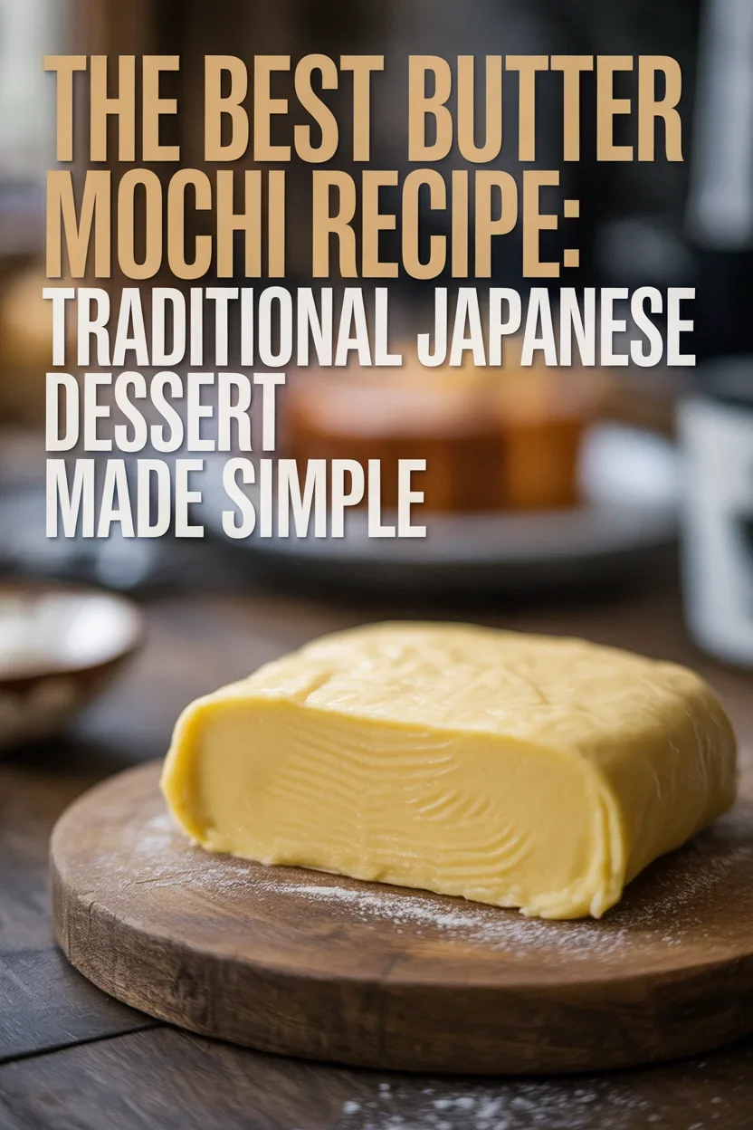 The Best Butter Mochi Recipe: Traditional Japanese Dessert Made Simple
